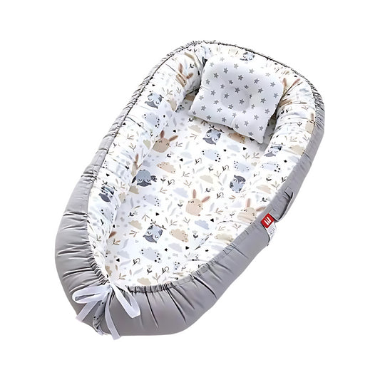 Baby Kuschelnestchen mit abnehmbaren Kissen, Waldfreunde - Bodesuuri