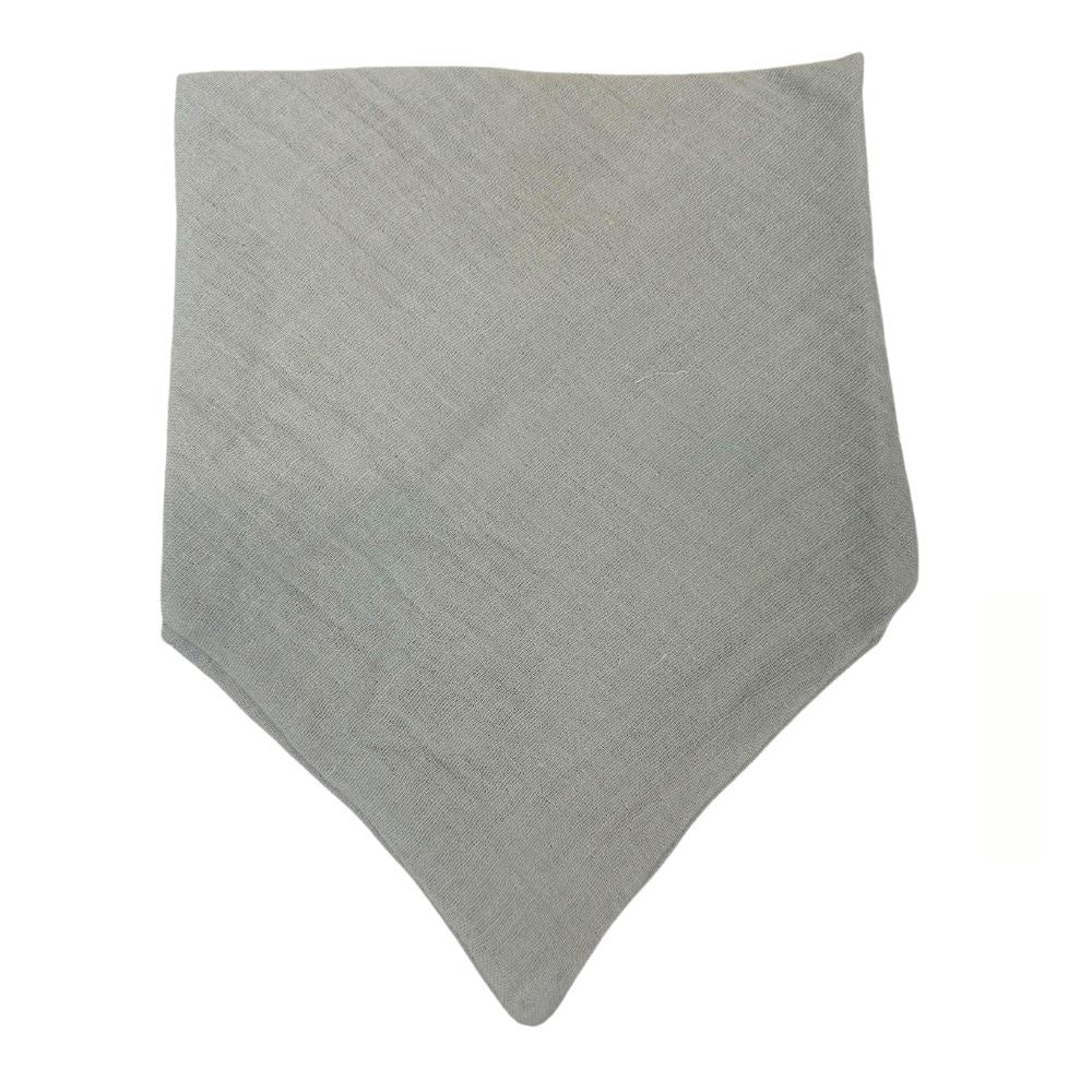 Bandana Halstuch aus Musselin Baumwolle, Grau - Bodesuuri