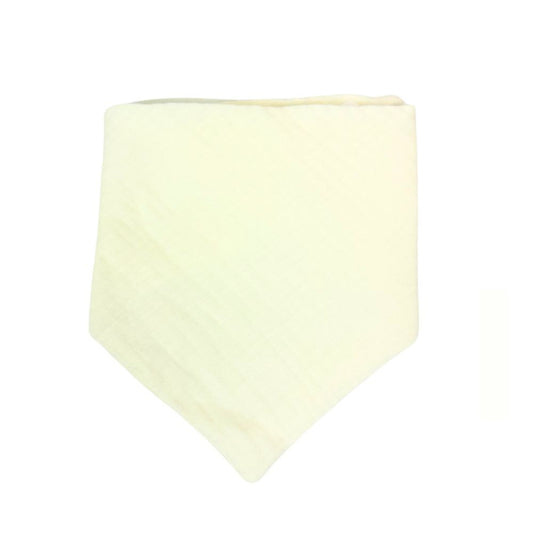 Bandana Halstuch aus Musselin Baumwolle, Ivory - Bodesuuri