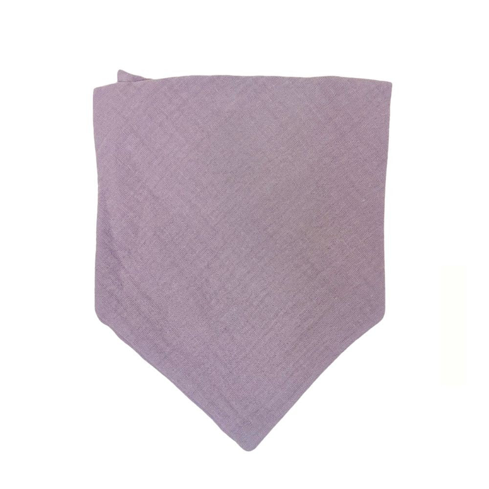 Bandana Halstuch aus Musselin Baumwolle, Lila - Bodesuuri