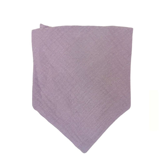 Bandana Halstuch aus Musselin Baumwolle, Lila - Bodesuuri