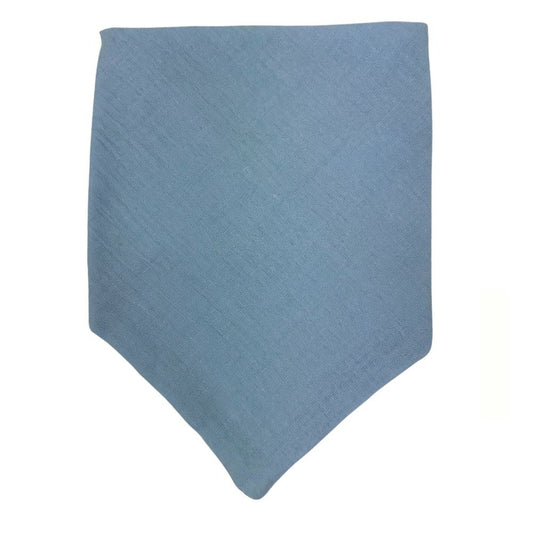 Bandana Halstuch aus Musselin Baumwolle, Storm Blue - Bodesuuri