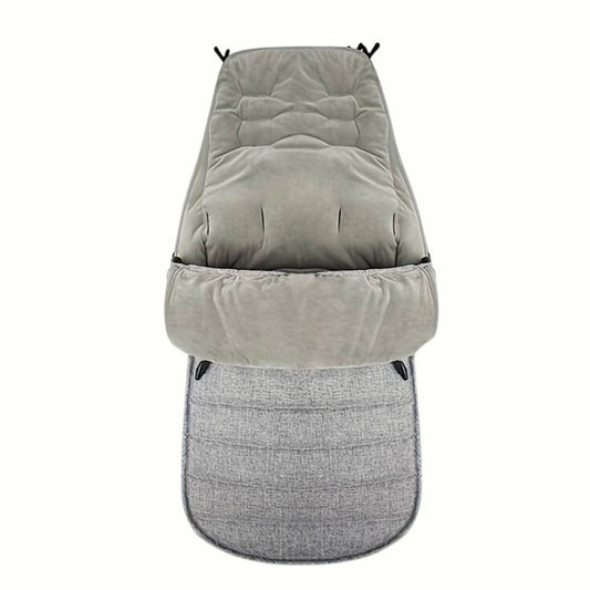 Basic Kinderwagen Fusssack, gross - Grau - Bodesuuri
