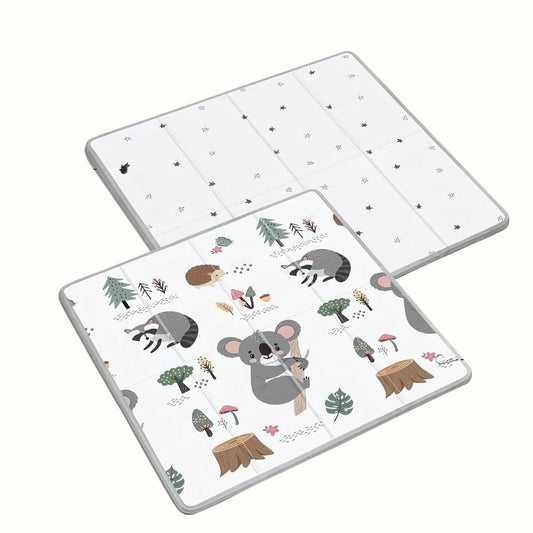 faltbare extra-dicke Spielmatte - Koala, 120 x120 cm - Bodesuuri
