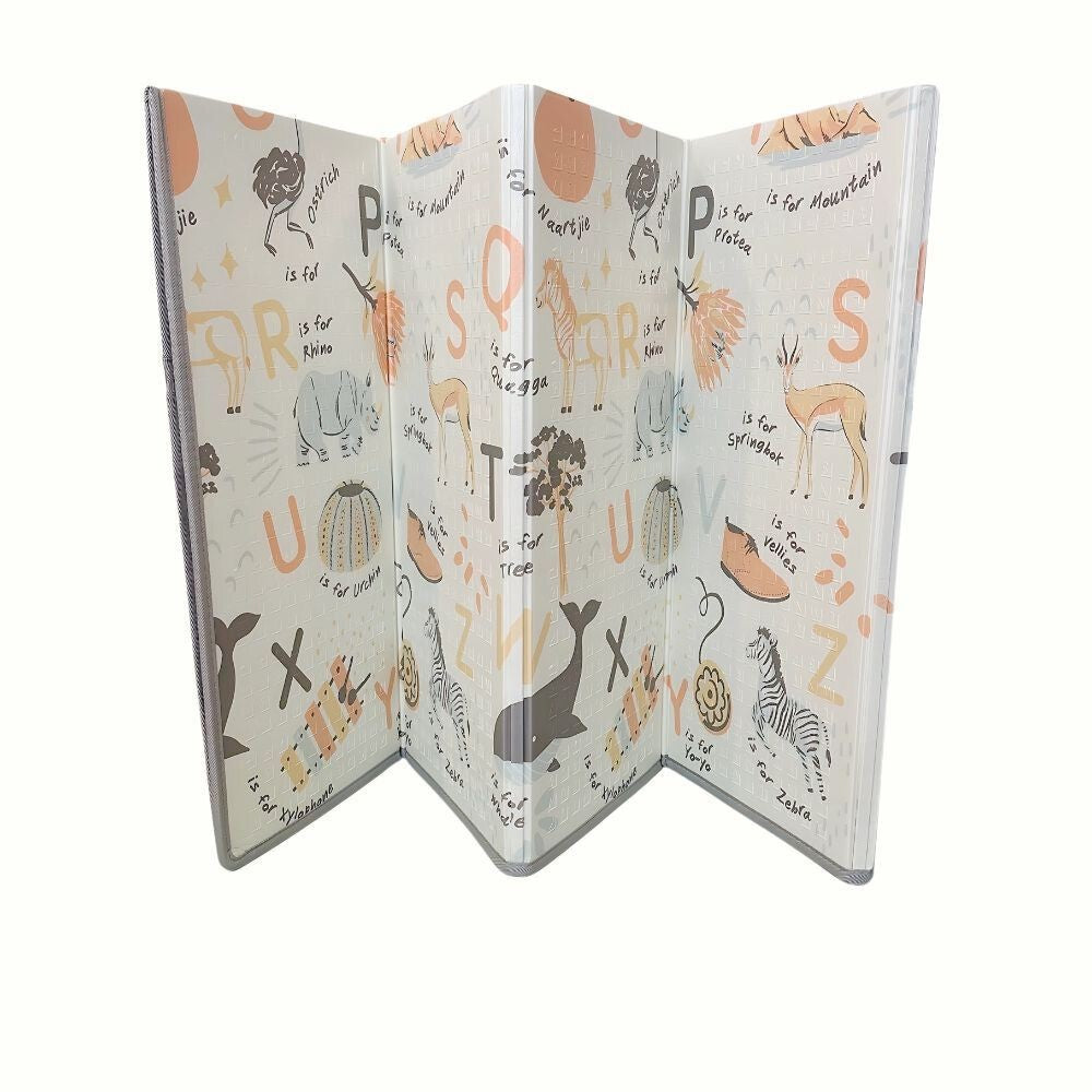 faltbare Spielmatte Alphabet, 180 x 120 cm - Bodesuuri