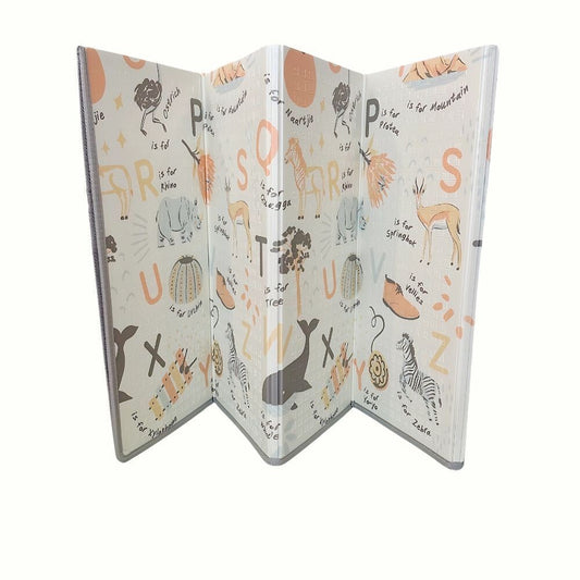 faltbare Spielmatte Alphabet, 180 x 120 cm - Bodesuuri
