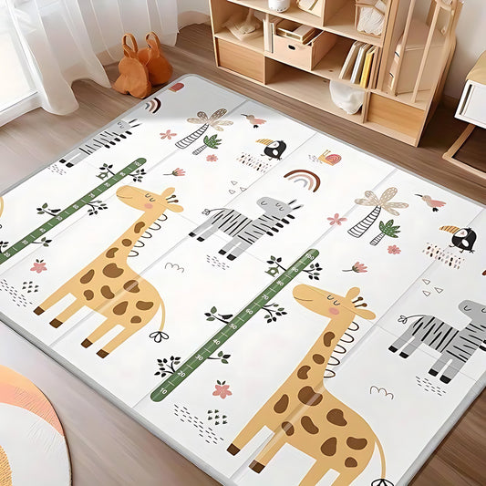 faltbare Spielmatte Giraffe, 127 x 127 cm - Bodesuuri