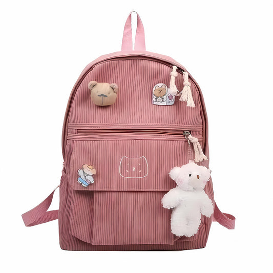 Kinder Rucksack Velvet, Rose - Bodesuuri