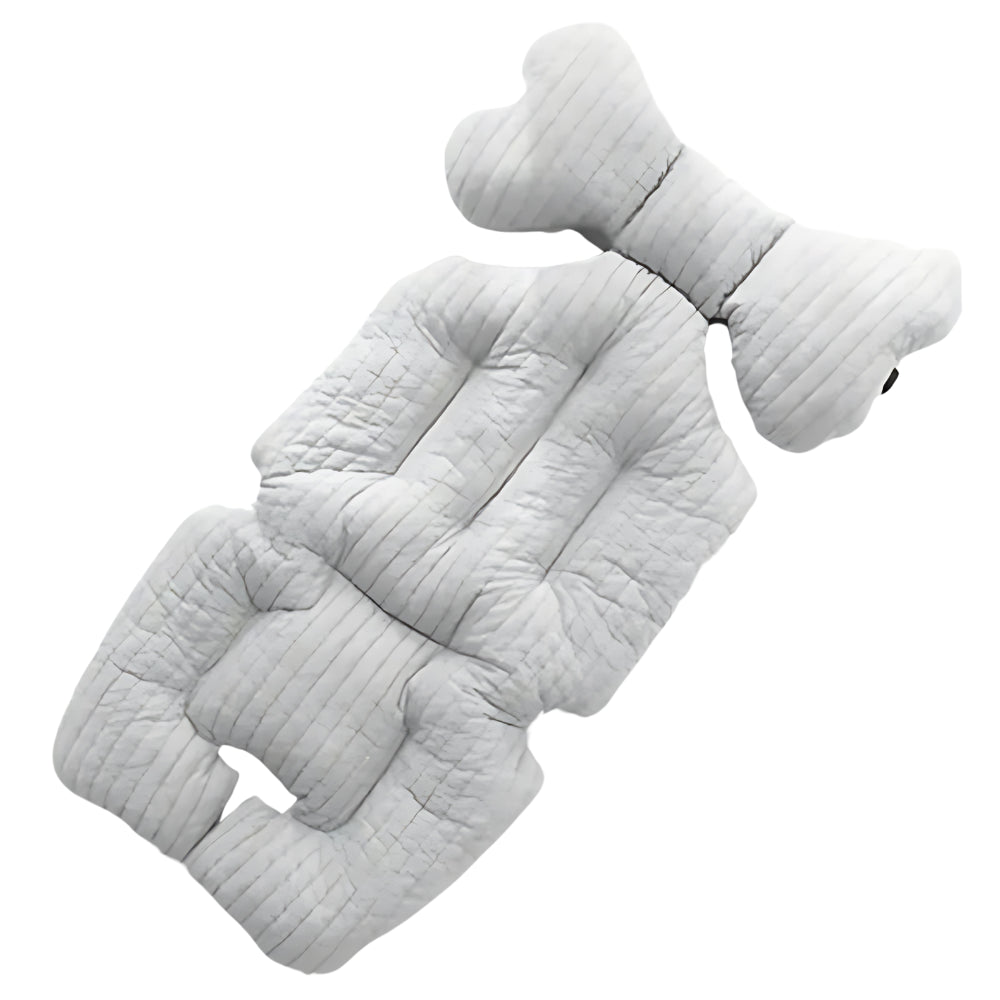 Kinderwagen/ Buggy Sitzauflage aus Baumwolle, Nordic Grey - Bodesuuri