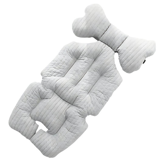 Kinderwagen/ Buggy Sitzauflage aus Baumwolle, Nordic Grey - Bodesuuri