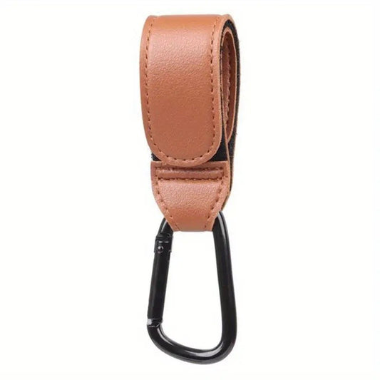 Kinderwagenhaken Karabiner, Braun - Bodesuuri