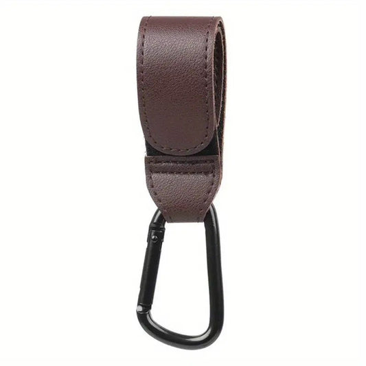 Kinderwagenhaken Karabiner, Dunkelbraun - Bodesuuri