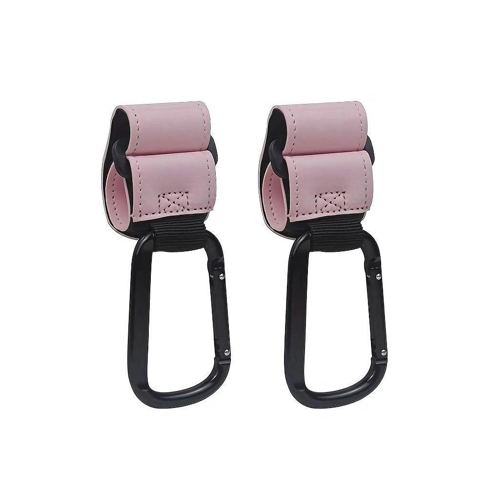 Kinderwagenhaken Karabiner, Rosa - Bodesuuri