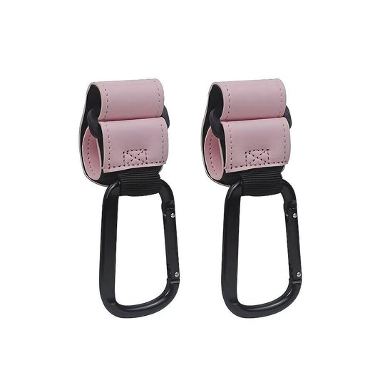 Kinderwagenhaken Karabiner, Rosa - Bodesuuri