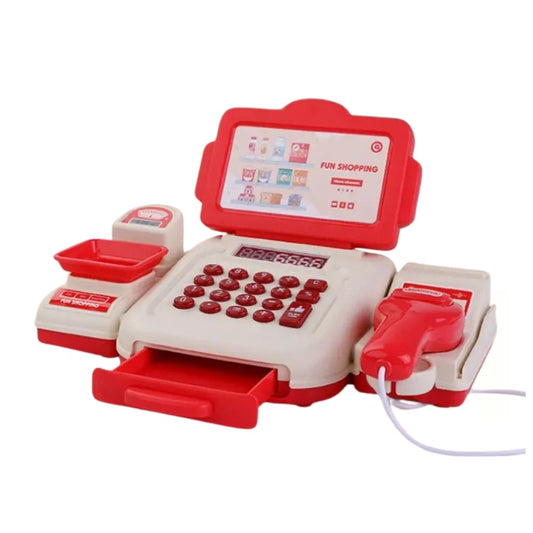 Ladenkasse Spielset, Rot