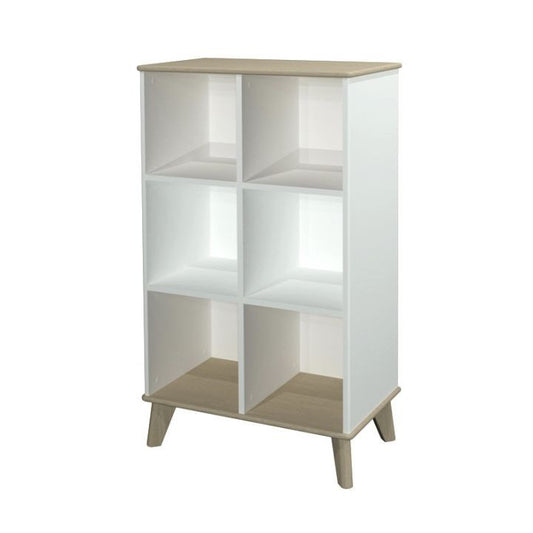 Milkii Standregal "Miira", Eiche/Weiss - Bodesuuri