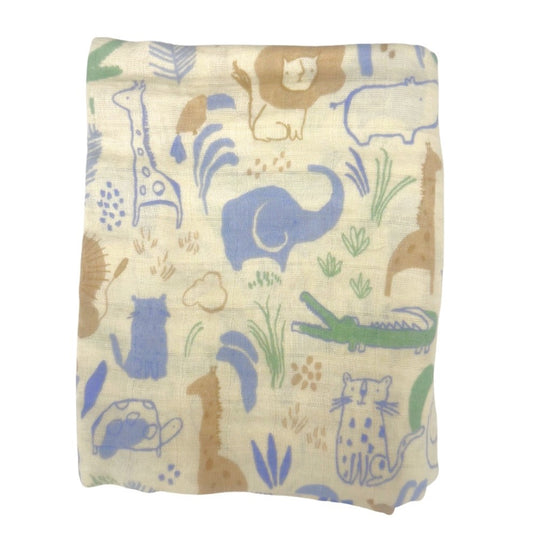 Mulltuch Swaddle, Safari