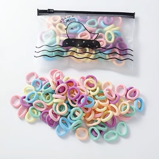 Multicolor Haargummi (100 Stk.) - Bodesuuri