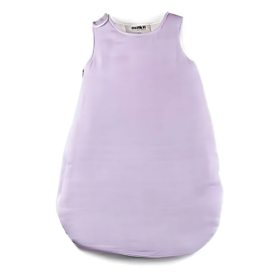 Schlafsack mit Merino-Füllung & Baumwolle-Musselin, Lila Nebel - 0-6 Monate - Bodesuuri
