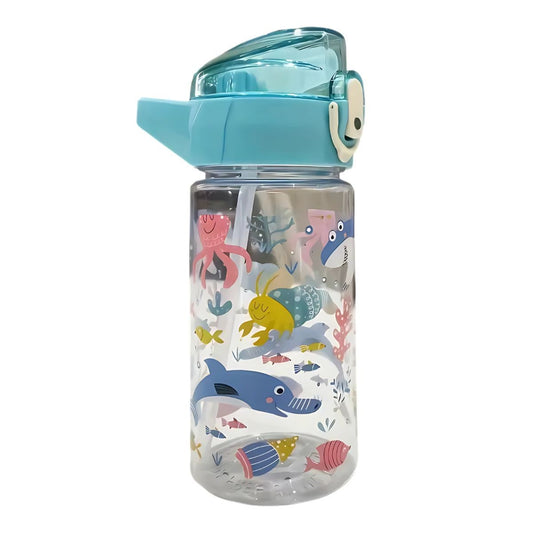 Strohhalm-Flasche, 500 ml, Sea Life