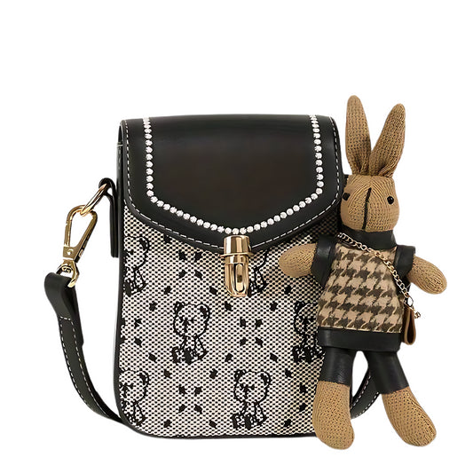 Tasche, Kaninchen/ Schwarz - Bodesuuri