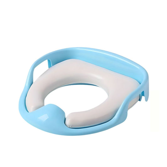 Toilettensitz, Blau
